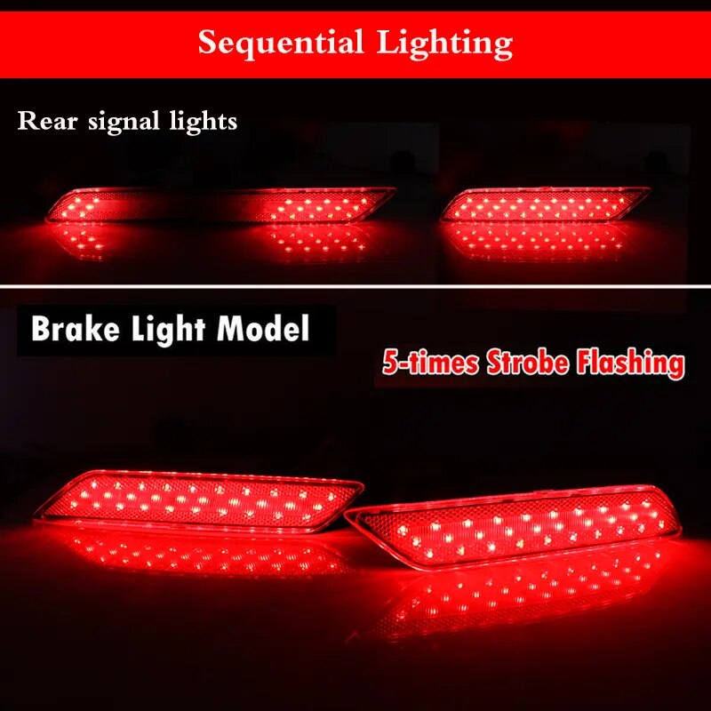 Strobe Flashing LED Bumper Reflector Lights
