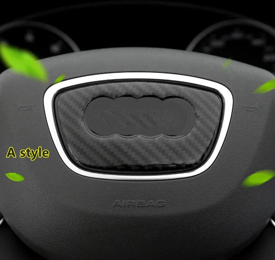 Audi Carbon Center Steering Wheel Piece