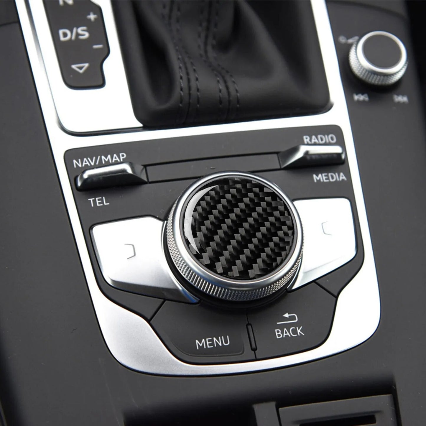 Audi Carbon Fiber Control Knob