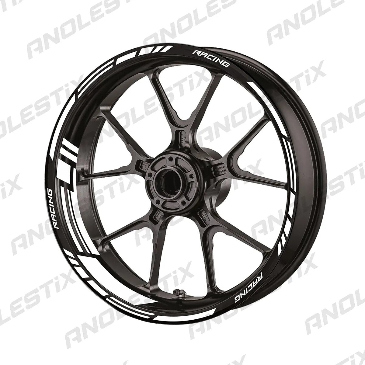 17inch Reflective Motorcycle Rim Decal Sticker
