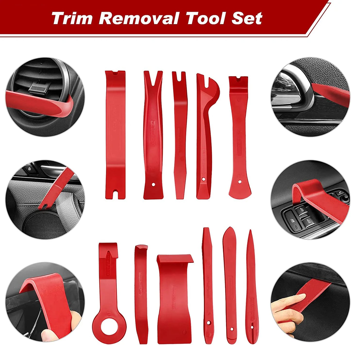 Auto Plastic Trim Removal Tool Kit