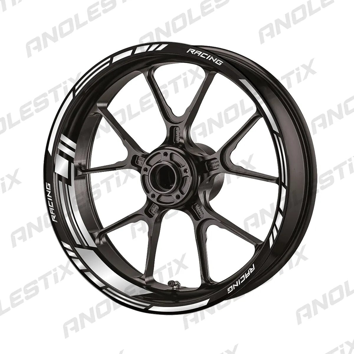 17inch Reflective Motorcycle Rim Decal Sticker