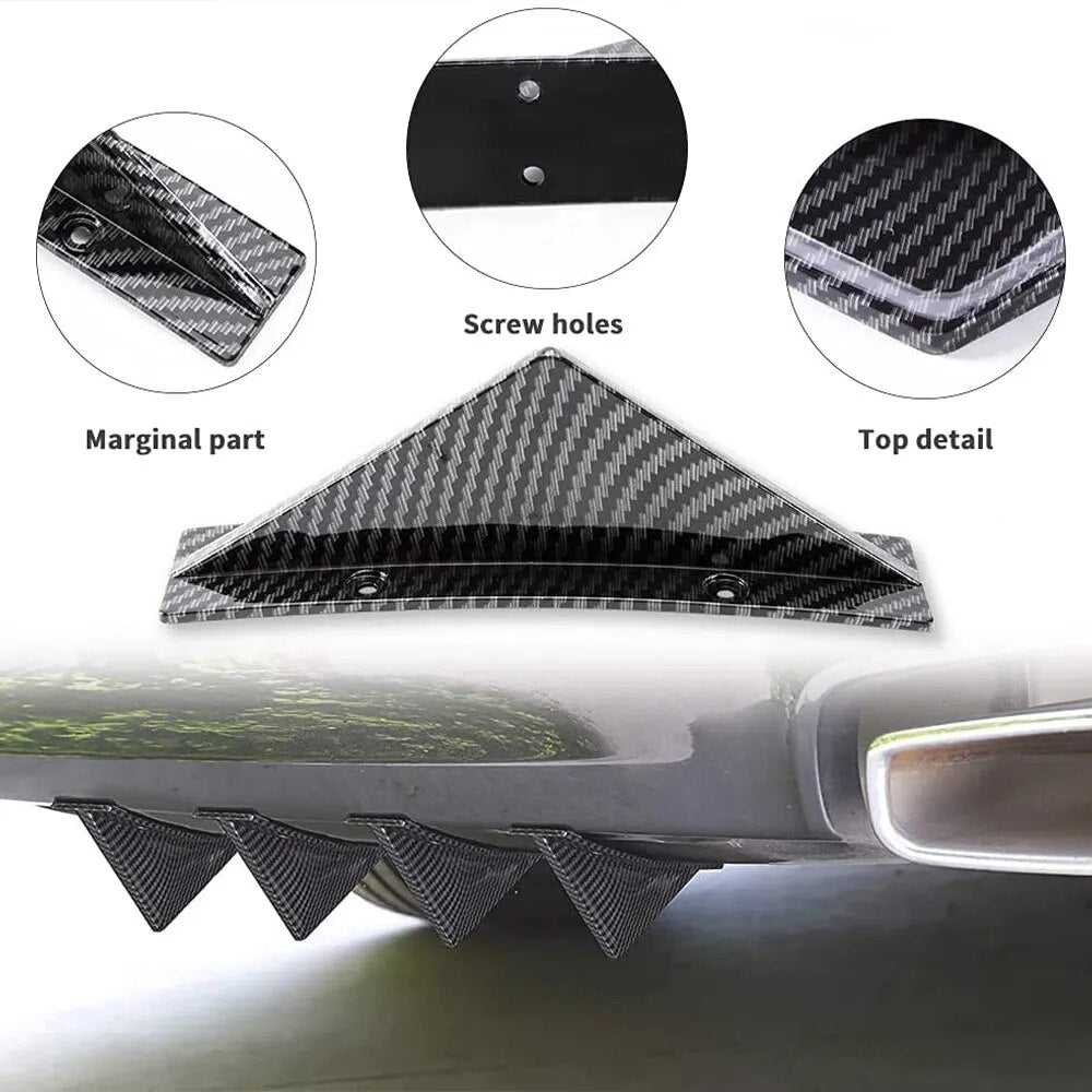 Rear Bumper Lip Diffuser Spoiler Body Kit For Chevrolet Chevy Camaro 2000-2022