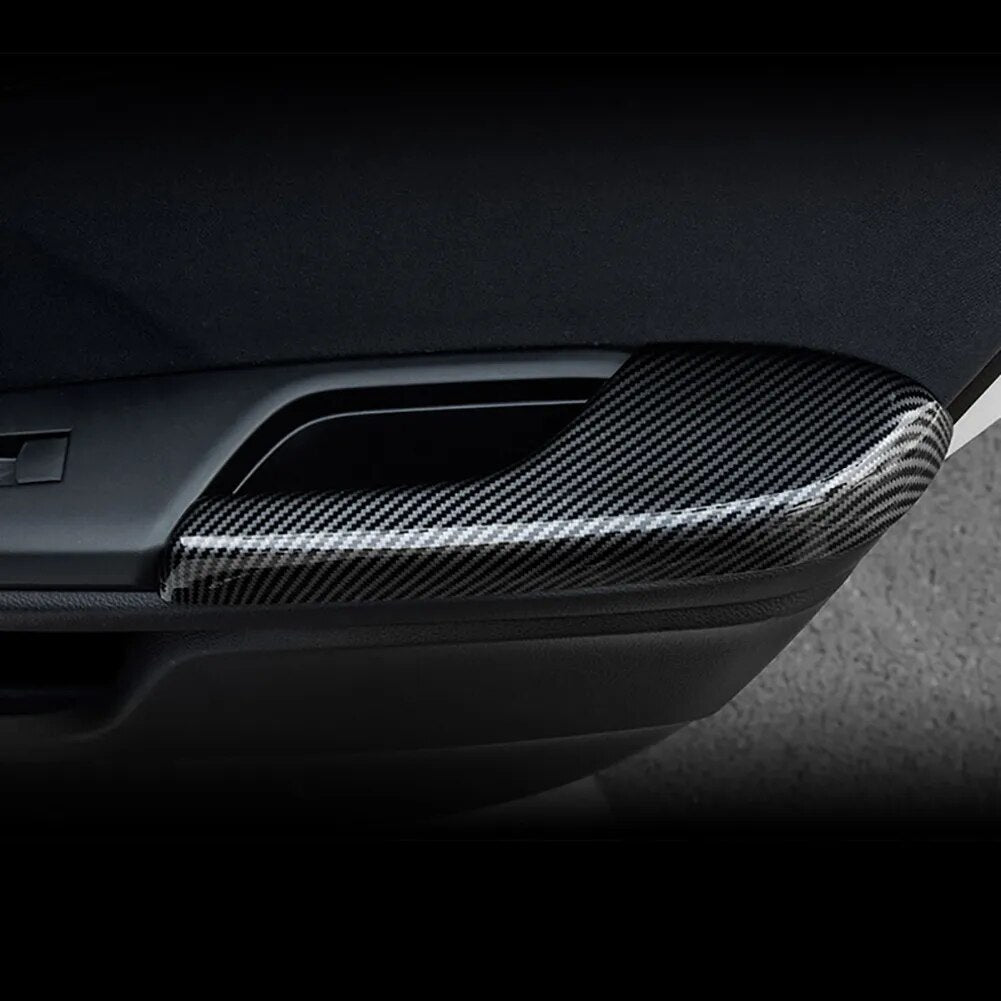 Carbon Fiber Interior Door Armrest For Honda Civic 2016-2020 (4) Piece