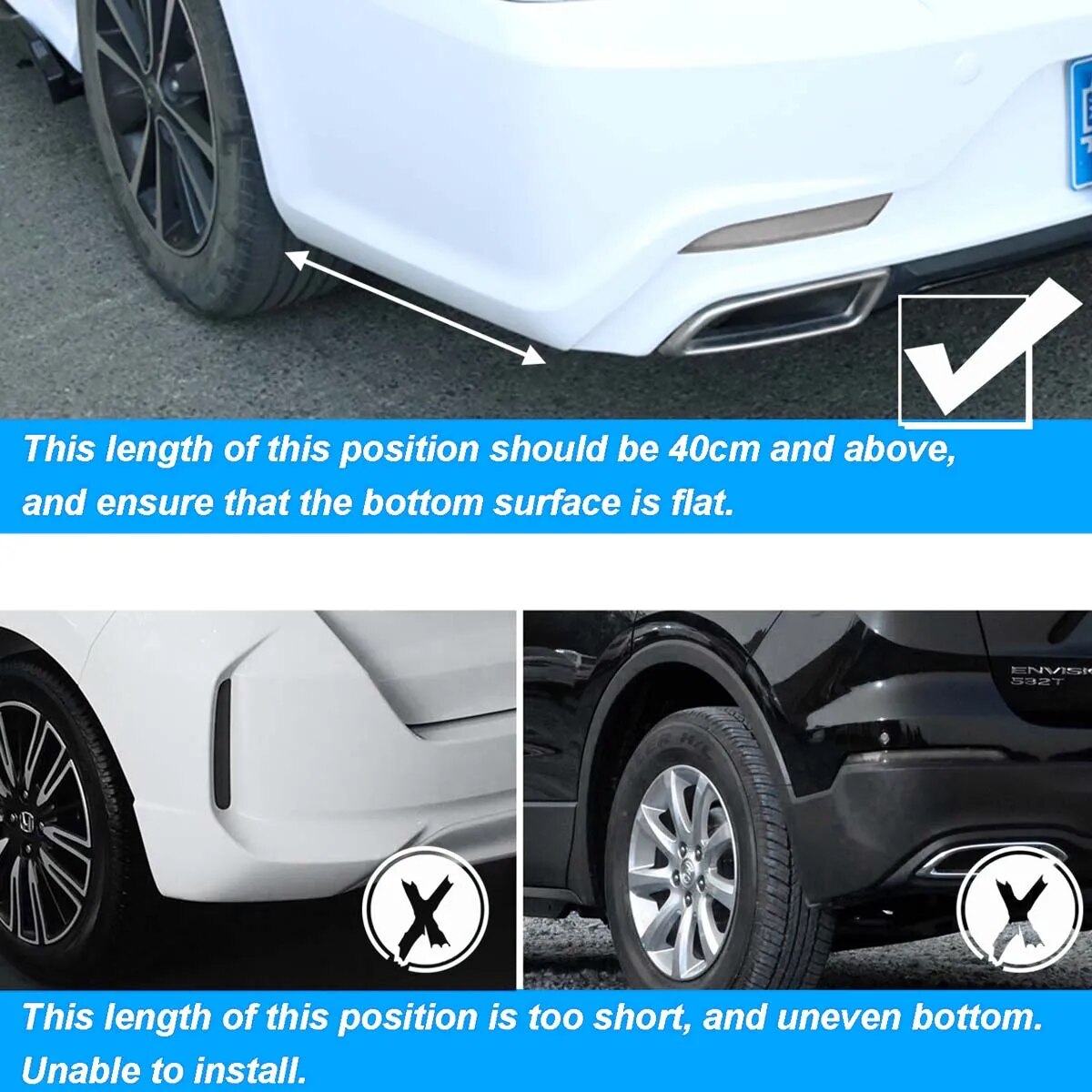 Rear Bumper Lip Diffuser Spoiler Body Kit For Chevrolet Chevy Camaro 2000-2022
