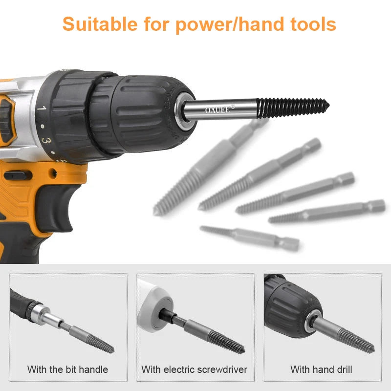 Bolt & Screw Extractor Tools Set