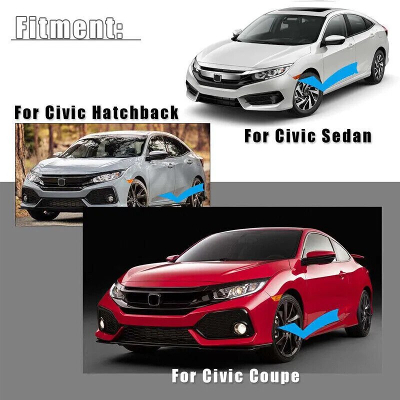 Carbon Fiber Side Mirror Cover For Honda Civic 2016-2020