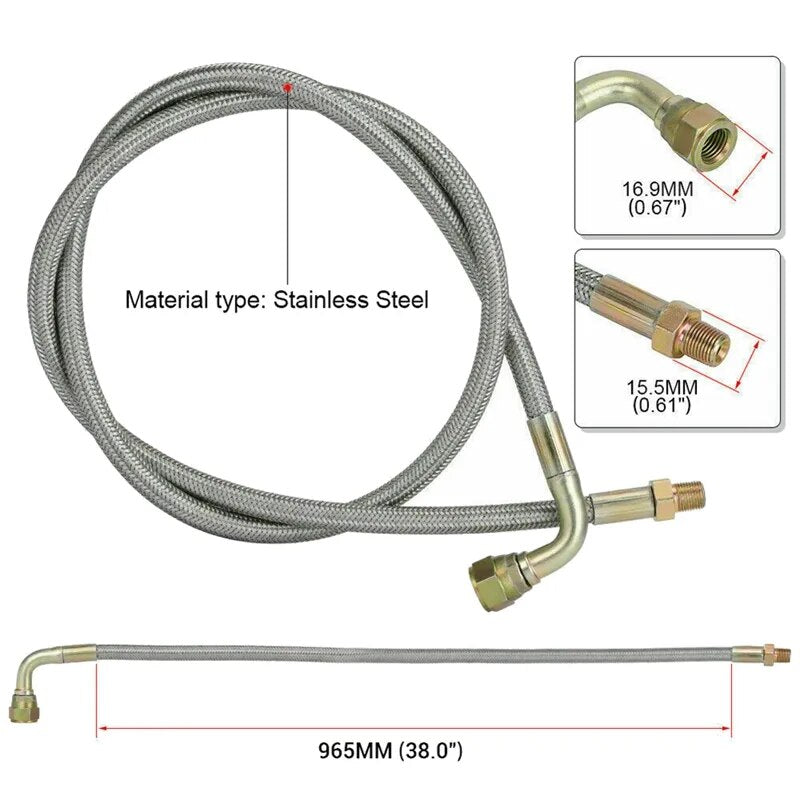 Universal Turbo Oil Feed Line