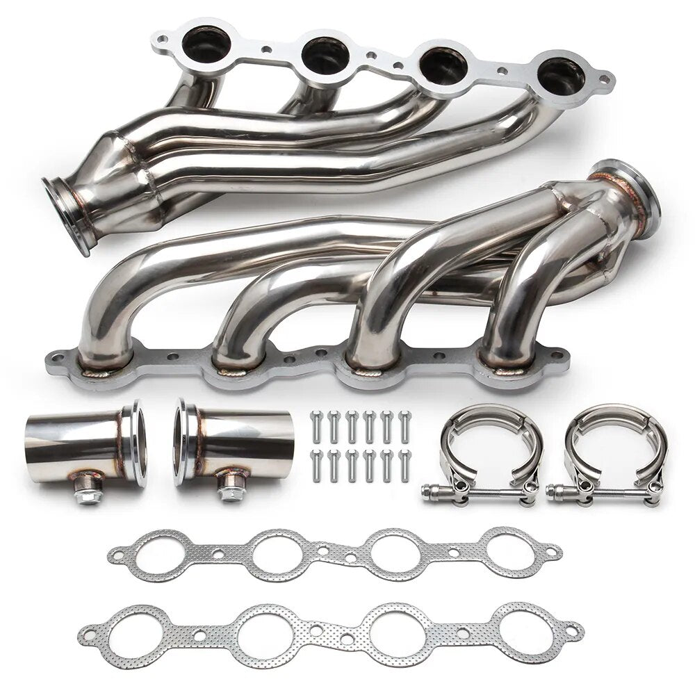 Turbo Ls Exhaust Headers Conversion Swap kit For Chevy LS1 LS2 LS3