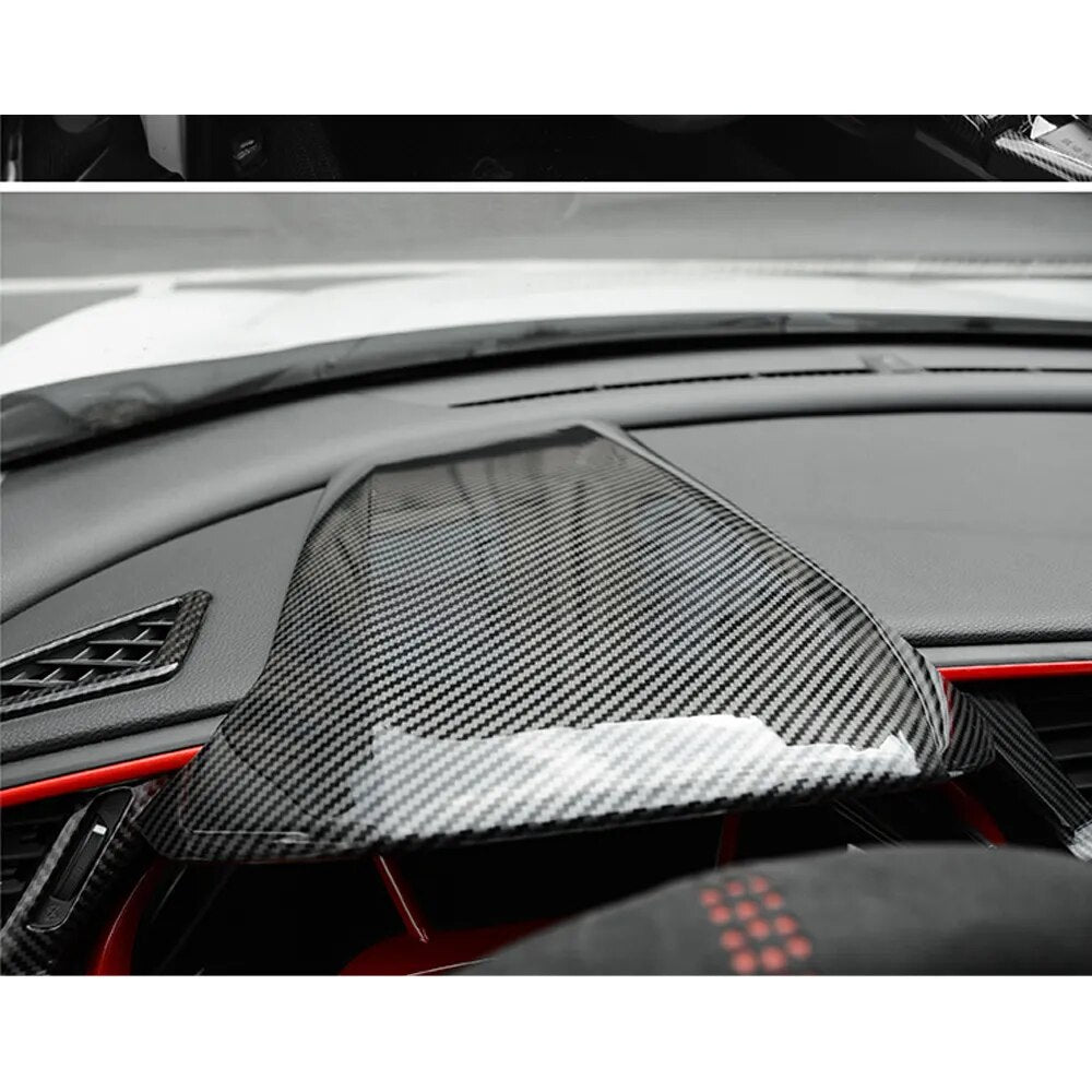Honda Civic Carbon Fiber Dashboard Console