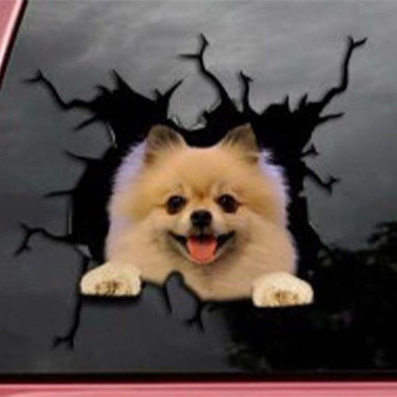 3D Car Sticker Baseball Hit Window Cars Auto Motorcycle Bumper Window Door Body Waterproof Decal Auto Accessories Car-Styling