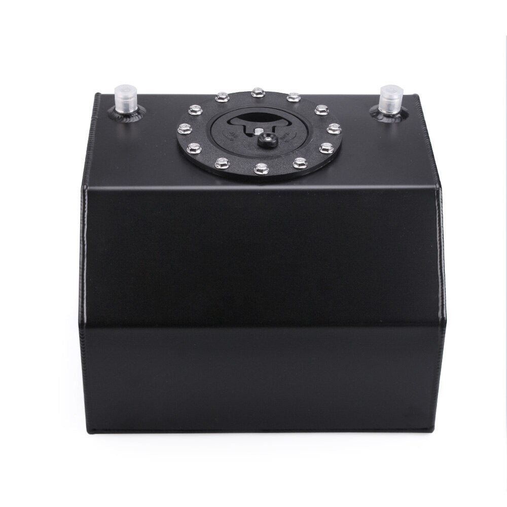 16 Liter 4 Gallon Car Fuel Tank Universal Fuel Cell Gas Aluminum Black Silver Car Auto Racing Modified OCC050