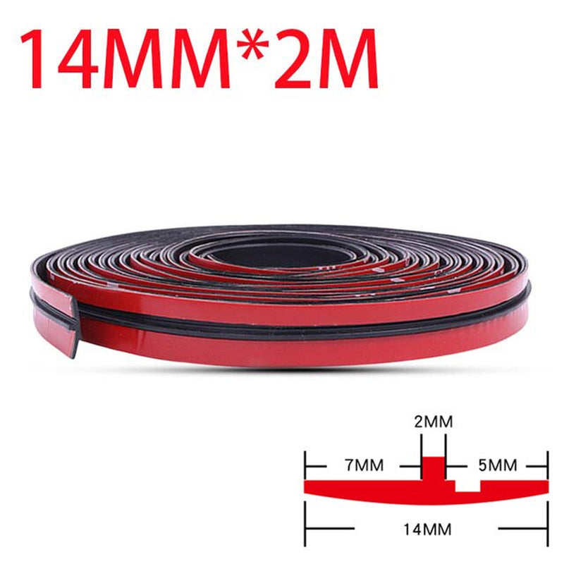 26Ft Car Seal Strip Auto Rubber Sealant Protector Stickers for Front/Rear Windshield, Body Side, Sunroof Auto Goods Accessories