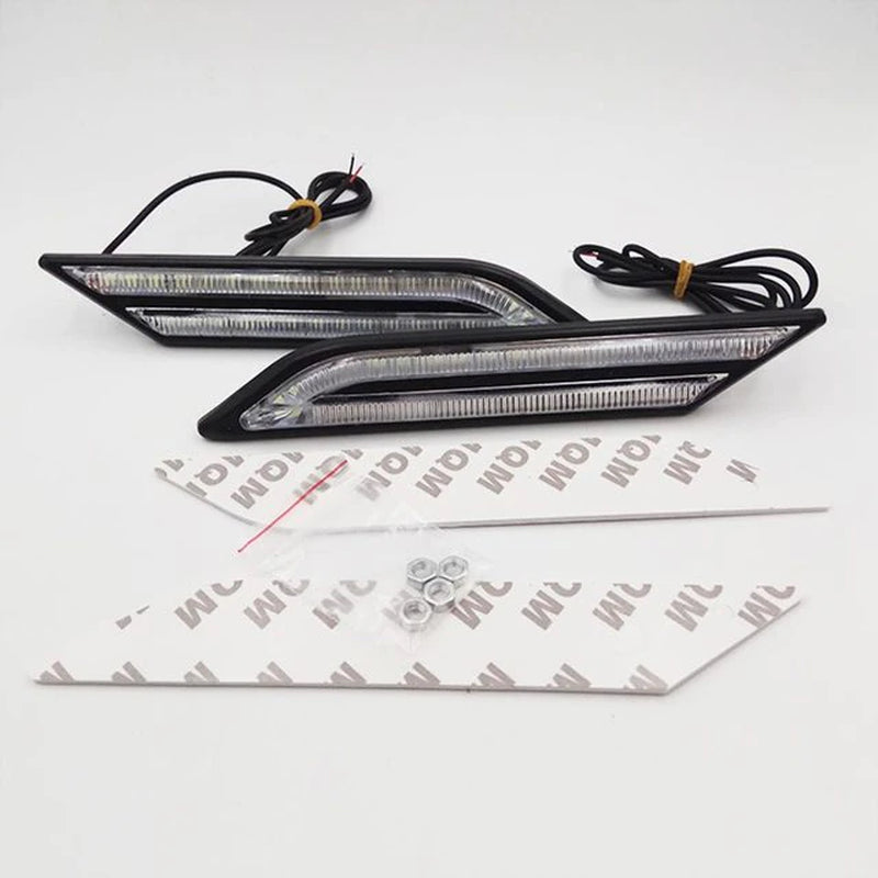 Car Flashing DRL Super Bright DRL Car Daytime LED Light Universal Car Daytime Running Lights Car Styling Waterproof 33 LED