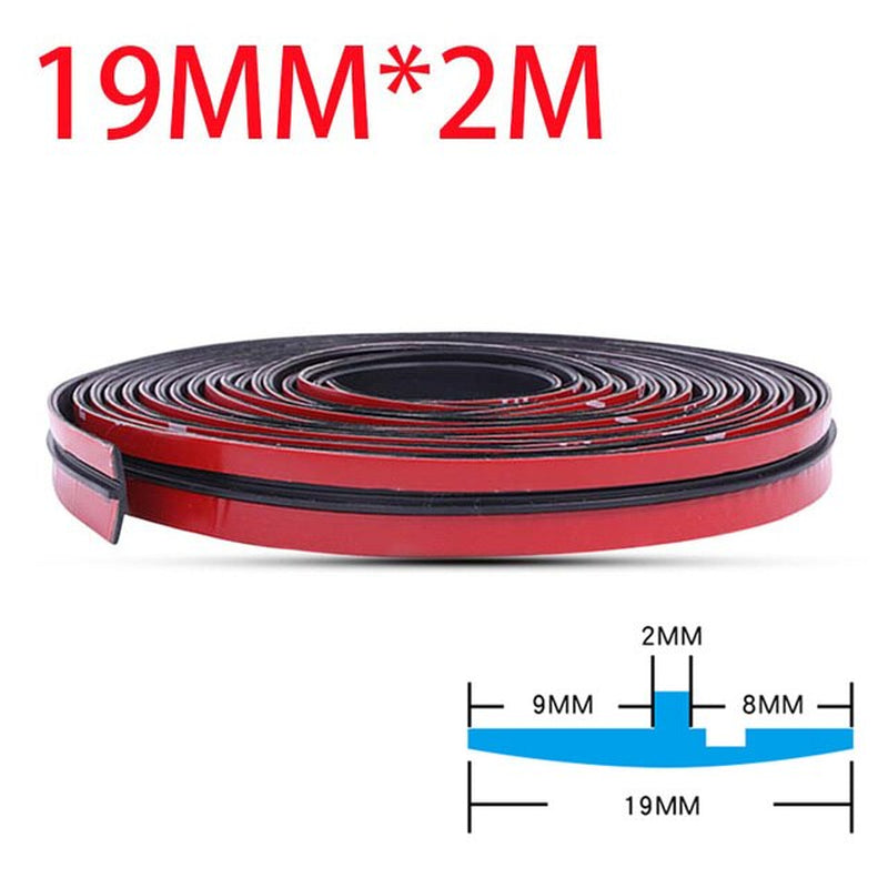 26Ft Car Seal Strip Auto Rubber Sealant Protector Stickers for Front/Rear Windshield, Body Side, Sunroof Auto Goods Accessories