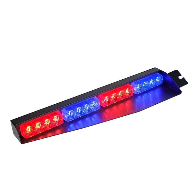 Visor Strobe LED Light Bar Interior Windshield Sunvisor Lamp Emergency Warning Flashing Lights for Volunteer Vehicles Trucks