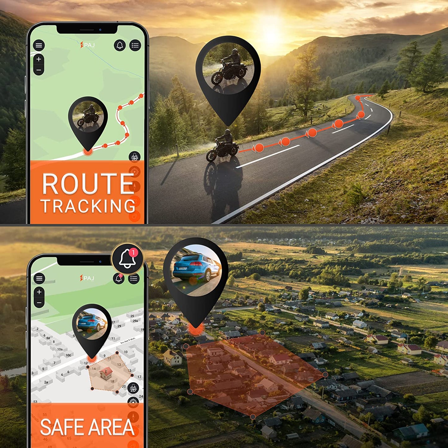 Vehicle Finder 4G 2.0 – GPS Tracker for Vehicles, Motorcycles, Trucks & More - Direct Connection to Vehicle Battery (9-75V) - Car GPS Tracker with Real-Time Alerts in the App, Tracker Device