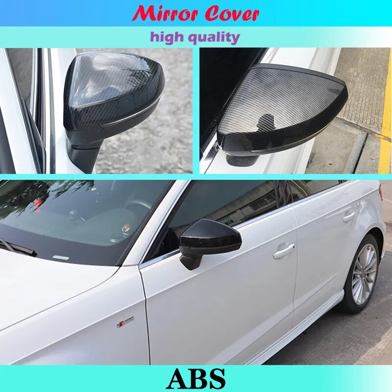 Audi SideView Mirror Carbon fiber or Black Cover