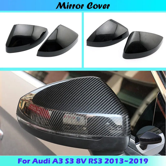 Audi SideView Mirror Carbon fiber or Black Cover