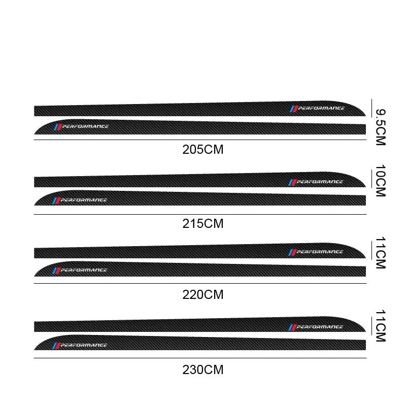 BMW M Performance Side Skirt Decals