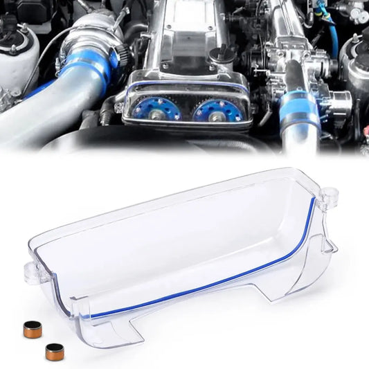 Turbo Cam Pulley Cover Clear Cam Cover For 92-05 Toyota Supra 2JZ 2JZGTE Lexus 3.0L