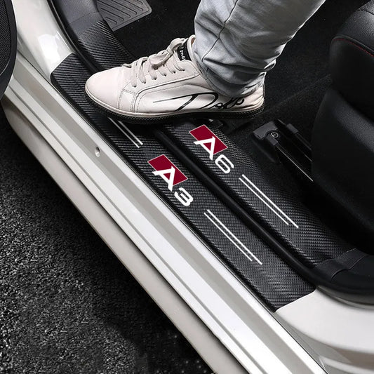 Audi Carbon Fiber Door Decal