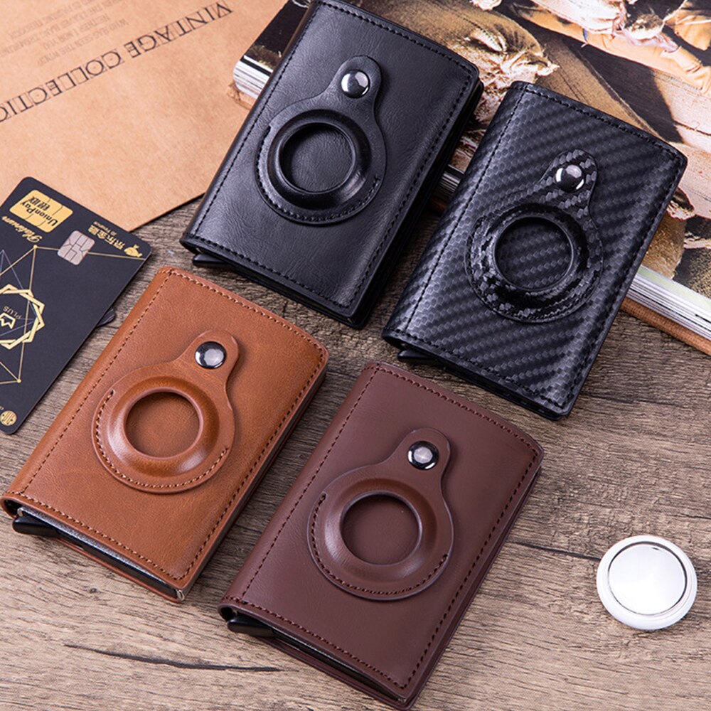 Anti Theft Apple Airtag Unisex RFID Protection Wallets