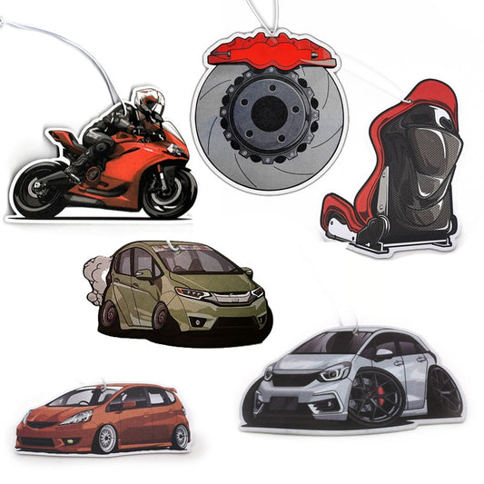 JDM Racing Style Car Rear View Mirrow Pendent Air Freshener