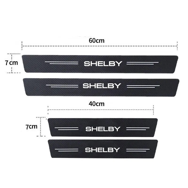 Ford Shelby Carbon Fiber Light up in the Dark Decal Door Sticker