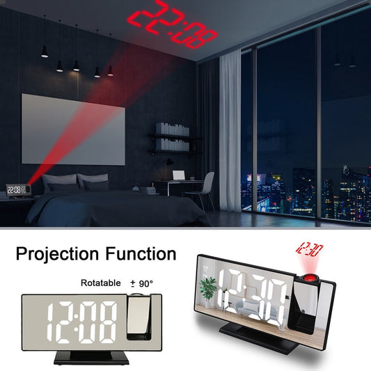 Shop LED Digital Projection Alarm Clock