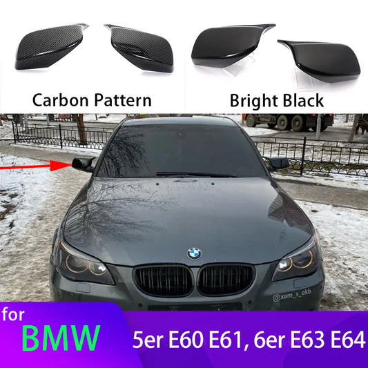 BMW Carbon Fiber Side Mirror Cover Caps