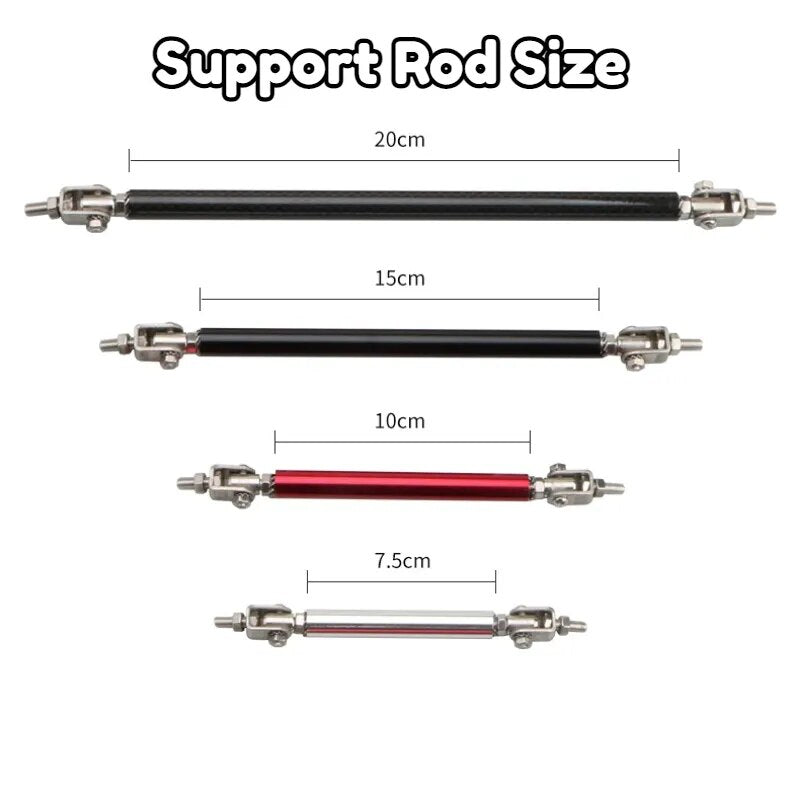 Chevrolet Camaro Front Bumper Lip Splitter Strut Rods