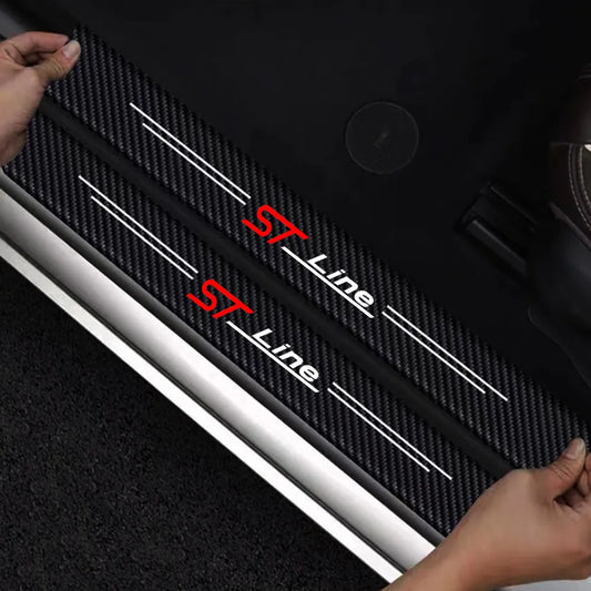 Ford ST Line Carbon Fiber Door Decal