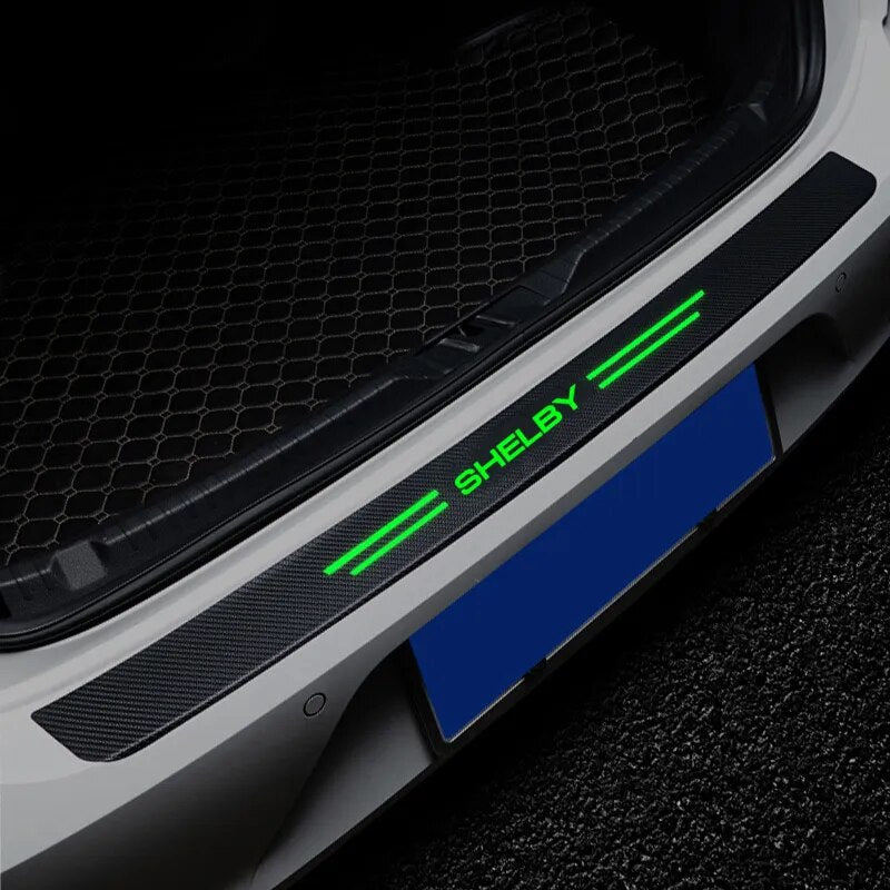 Ford Shelby Carbon Fiber Light up in the Dark Decal Door Sticker