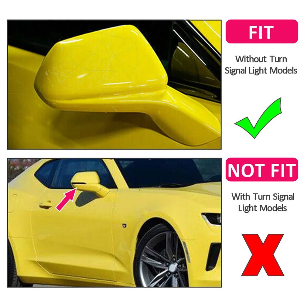 Chevrolet Camaro Carbon Side Mirror Cover Set