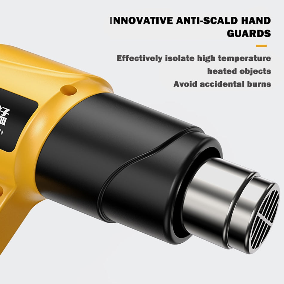 Digital Adjustable Temperature Hot Air Gun With Four Nozzles