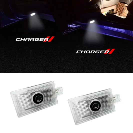 Dodge charger SRT, R/T Car Door Logo Light Projector LED