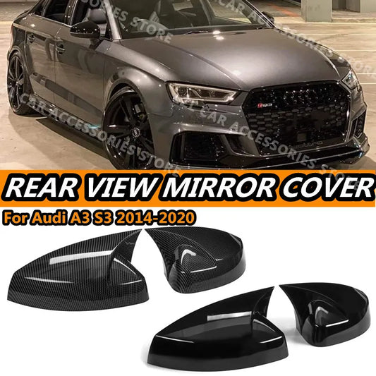 Audi Carbon Side Mirror Cover Caps