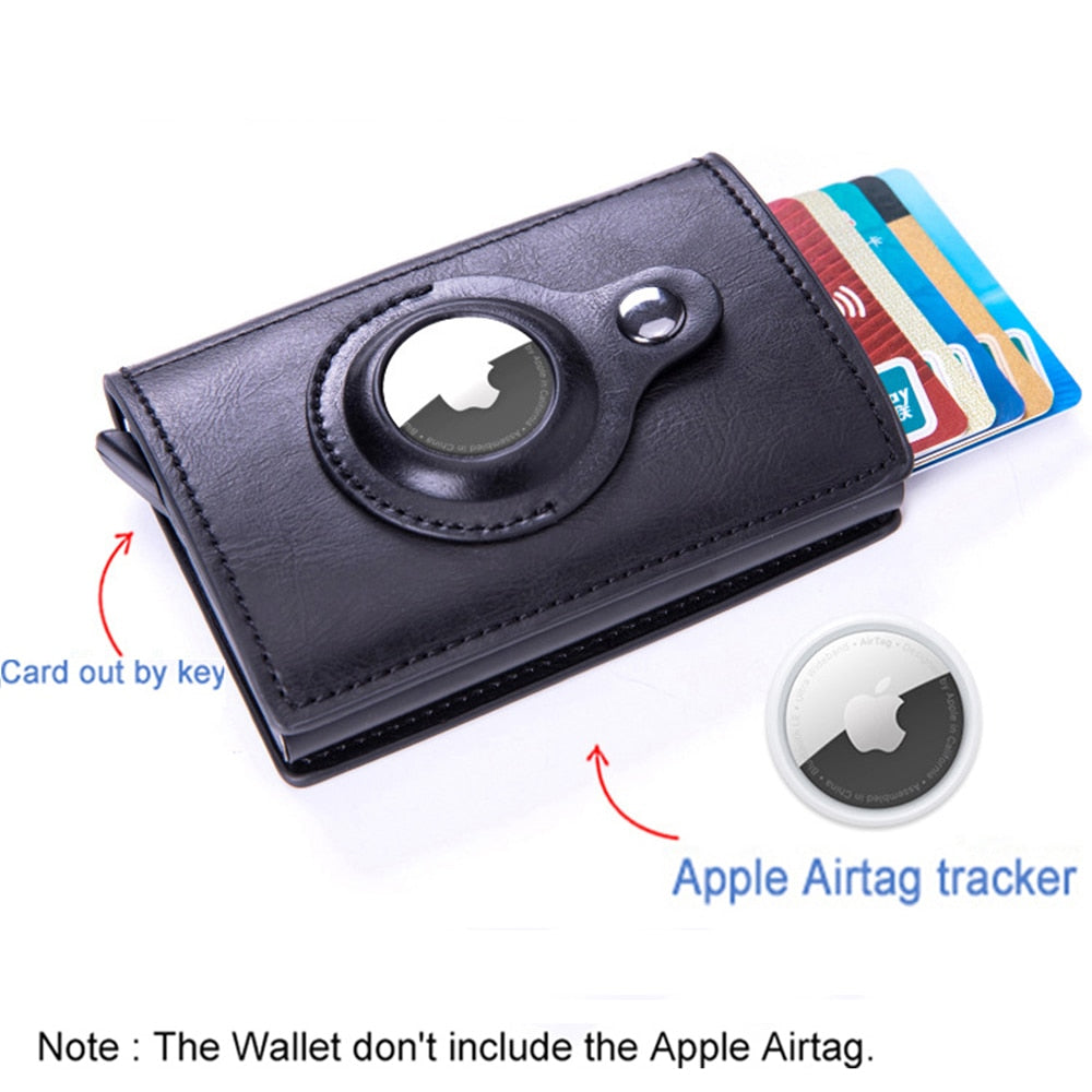 Anti Theft Apple Airtag Unisex RFID Protection Wallets