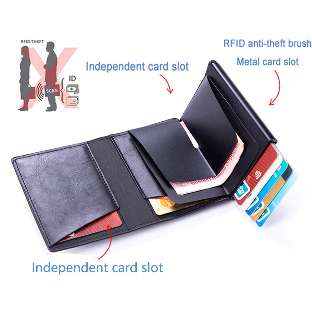 Anti Theft Apple Airtag Unisex RFID Protection Wallets