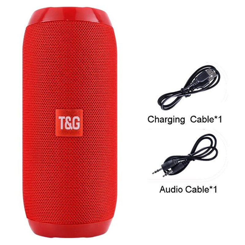 Portable Speaker Wireless Bass Subwoofer Waterproof Outdoor Speakers Boombox AUX TF USB Stereo Loudspeaker Bluetooth-Compatible