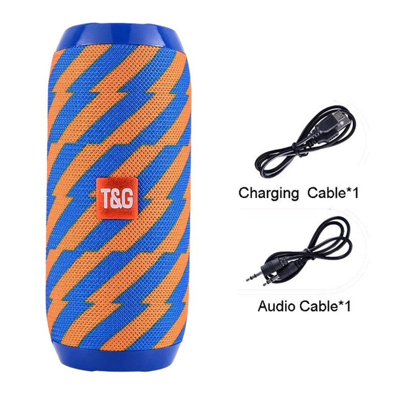 Portable Speaker Wireless Bass Subwoofer Waterproof Outdoor Speakers Boombox AUX TF USB Stereo Loudspeaker Bluetooth-Compatible