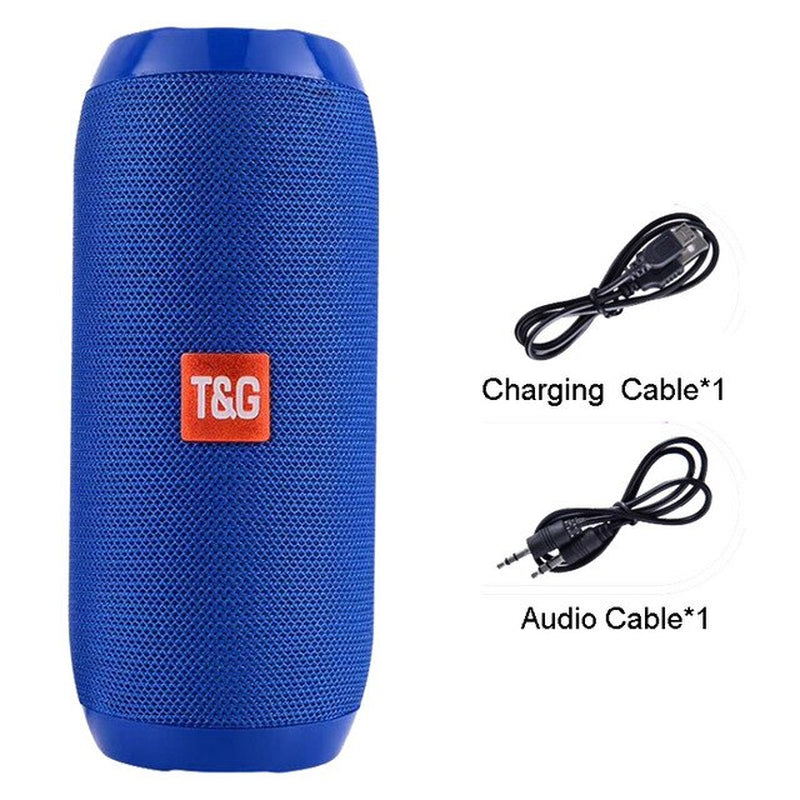 Portable Speaker Wireless Bass Subwoofer Waterproof Outdoor Speakers Boombox AUX TF USB Stereo Loudspeaker Bluetooth-Compatible