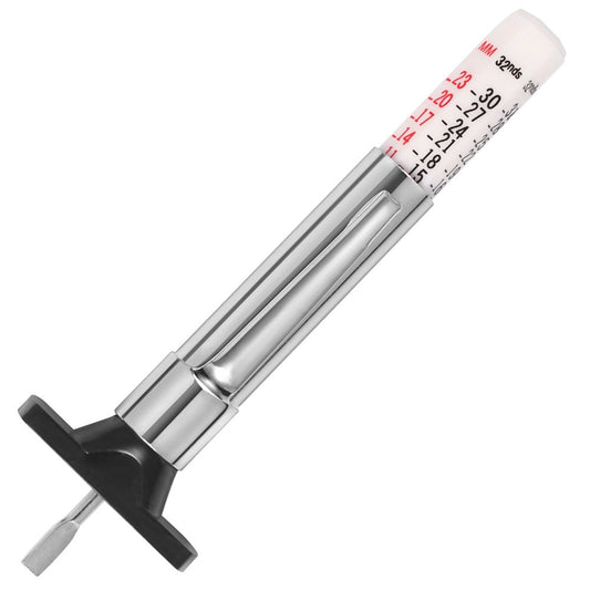 Tire Tread Depth Gauge, Tread Depth Gauge, Tire Gauges, Color Coded Tire Depth Gauge, Tire Tread Gauge, Tire Tread Depth Accurate Measurement Tools by  (White Type)